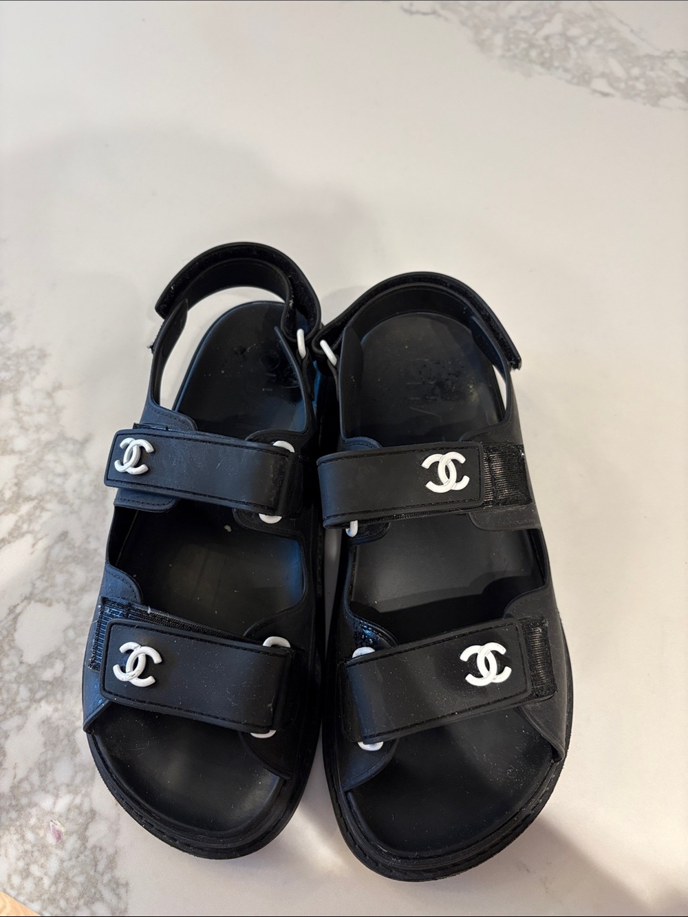 CHANEL dad sandals